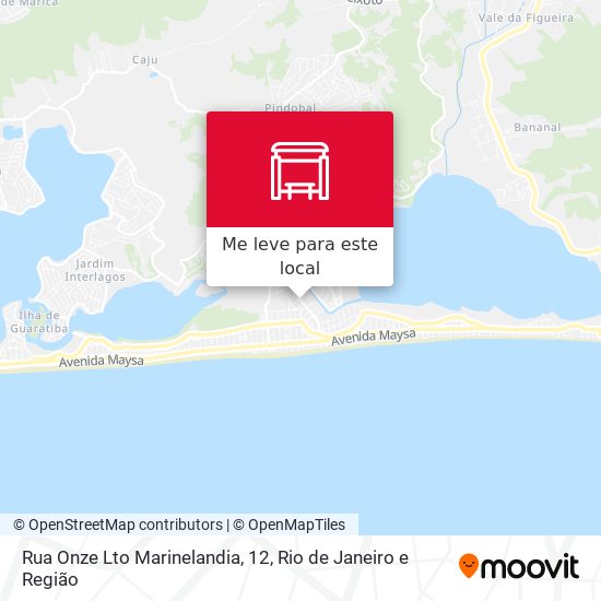 Rua Onze Lto Marinelandia, 12 mapa