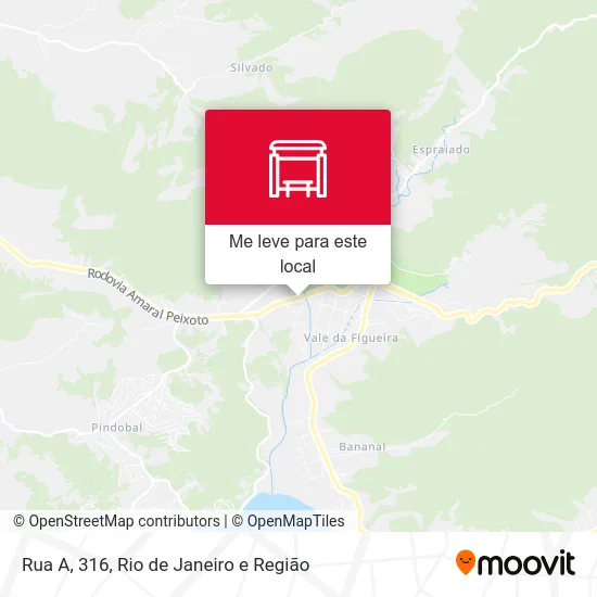 Rua A, 316 mapa