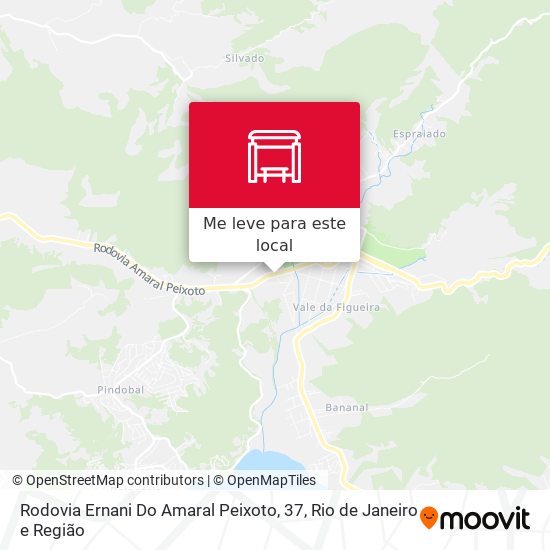Rodovia Ernani Do Amaral Peixoto, 37 mapa