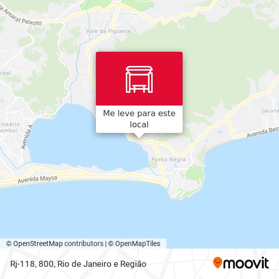 Rj-118, 800 mapa