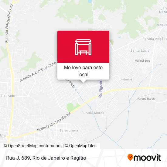 Rua J, 689 mapa