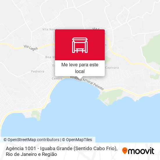 Agência 1001 - Iguaba Grande (Sentido Cabo Frio) mapa