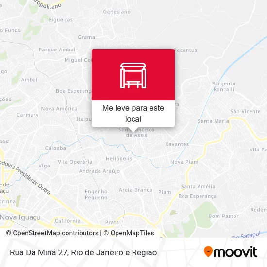 Rua Da Miná 27 mapa