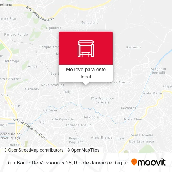 Rua Barão De Vassouras 28 mapa