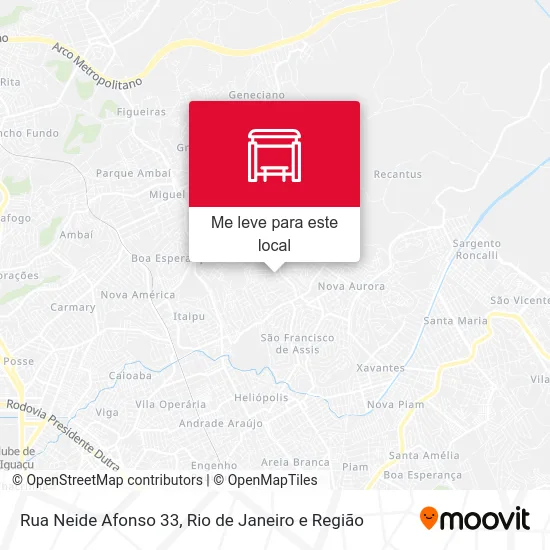 Rua Neide Afonso 33 mapa