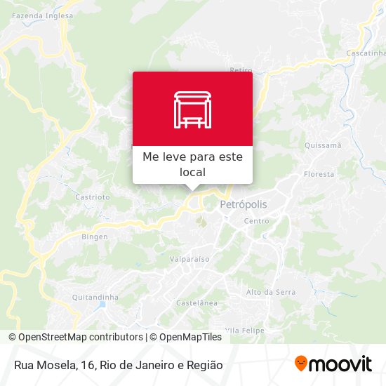 Rua Mosela, 16 mapa