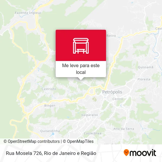 Rua Mosela 726 mapa