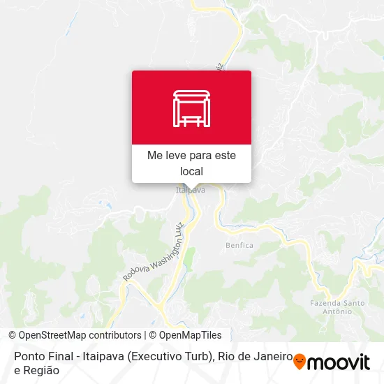 Ponto Final - Itaipava (Executivo Turb) mapa