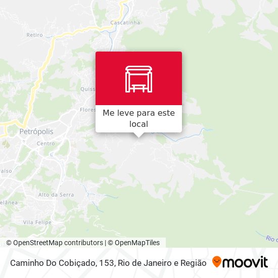 Caminho Do Cobiçado, 153 mapa