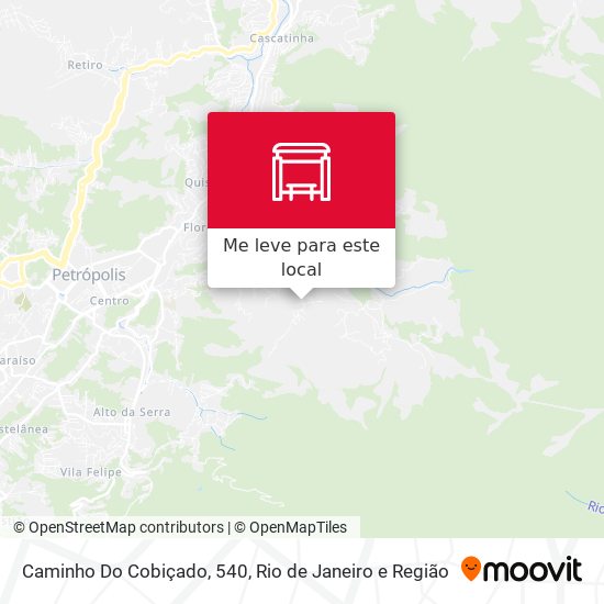 Caminho Do Cobiçado, 540 mapa