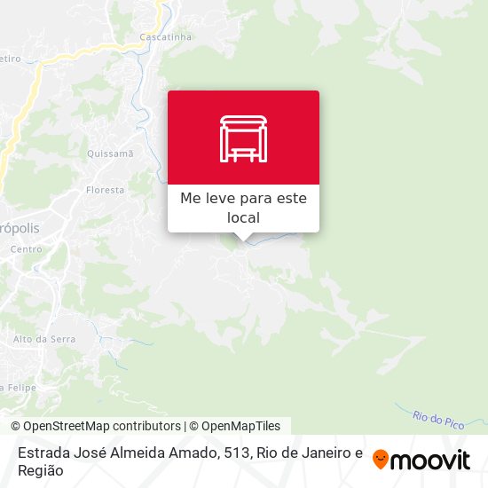 Estrada José Almeida Amado, 513 mapa