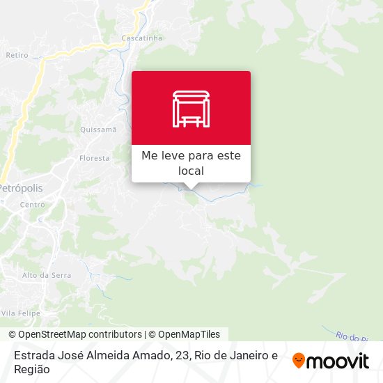 Estrada José Almeida Amado, 23 mapa