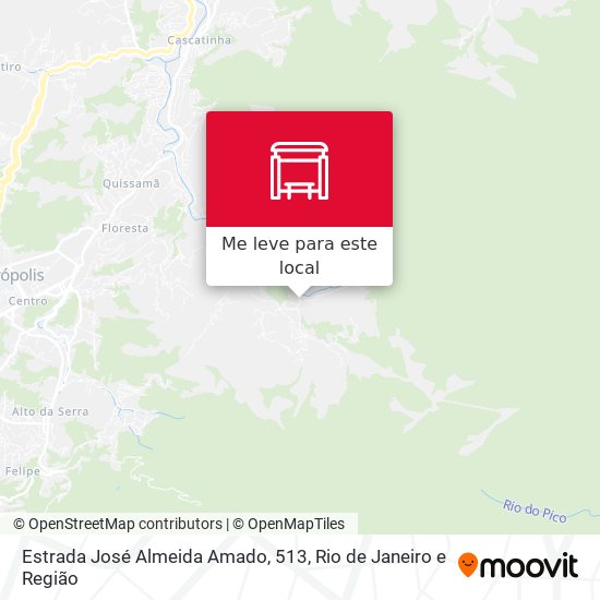 Estrada José Almeida Amado, 513 mapa