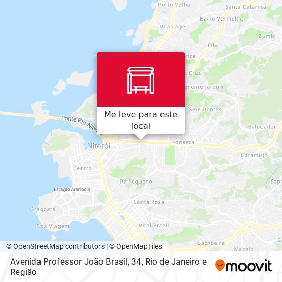 Avenida Professor João Brasil, 34 mapa
