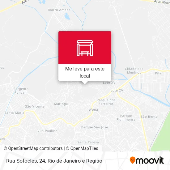 Rua Sofocles, 24 mapa