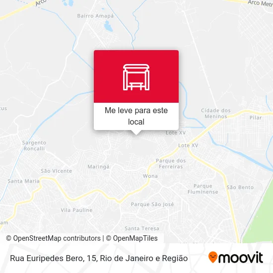 Rua Euripedes Bero, 15 mapa