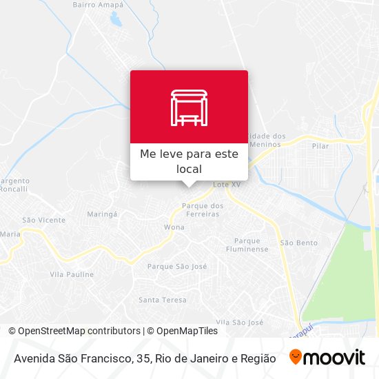 Avenida São Francisco, 35 mapa