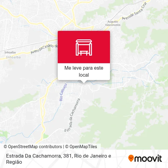 Estrada Da Cachamorra, 381 mapa