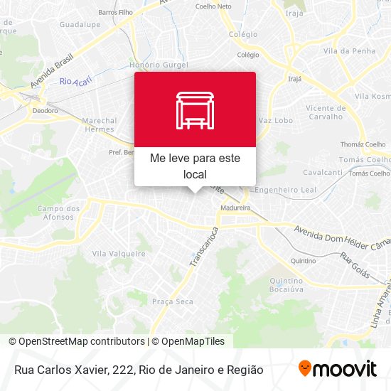 Rua Carlos Xavier, 222 mapa