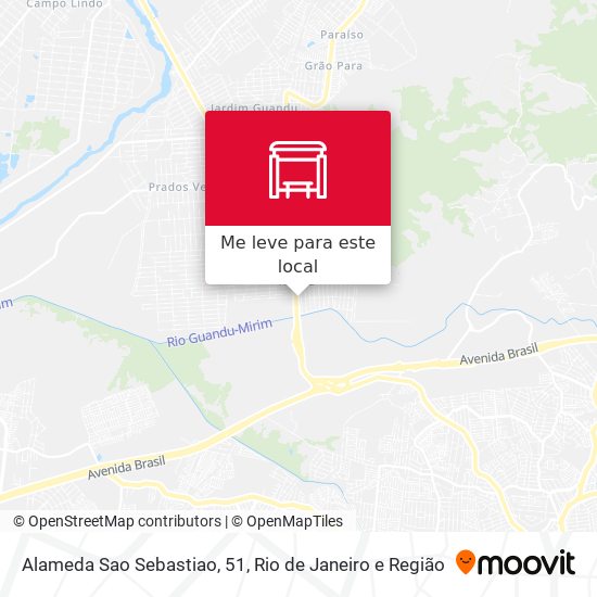 Alameda Sao Sebastiao, 51 mapa