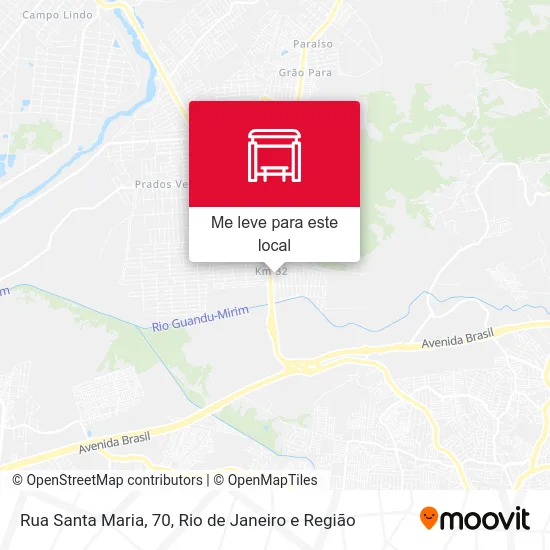 Rua Santa Maria, 70 mapa