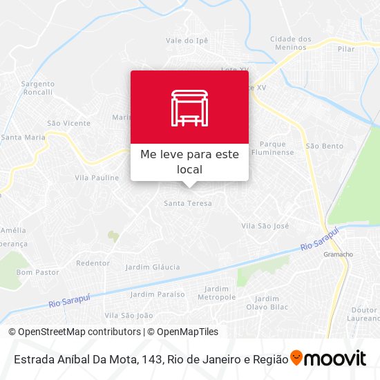 Estrada Aníbal Da Mota, 143 mapa