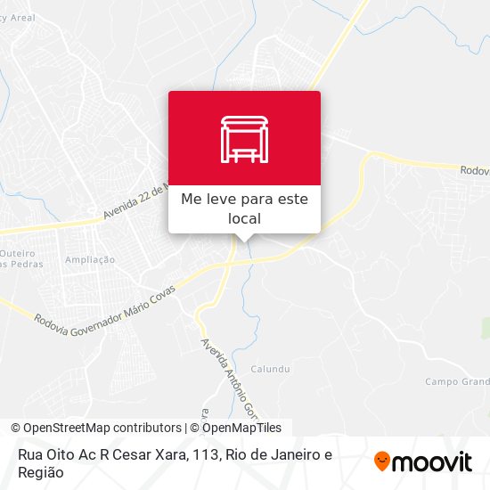 Rua Oito Ac R Cesar Xara, 113 mapa