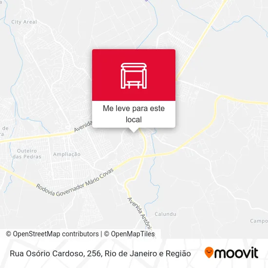 Rua Osório Cardoso, 256 mapa