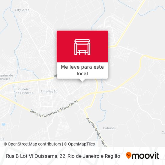 Rua B Lot Vl Quissama, 22 mapa