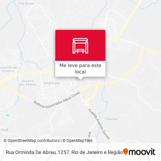 Rua Orminda De Abreu, 1257 mapa