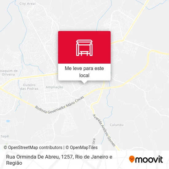 Rua Orminda De Abreu, 1257 mapa