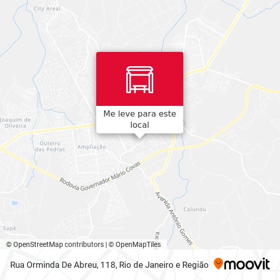 Rua Orminda De Abreu, 118 mapa