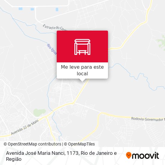 Avenida José Maria Nanci, 1173 mapa