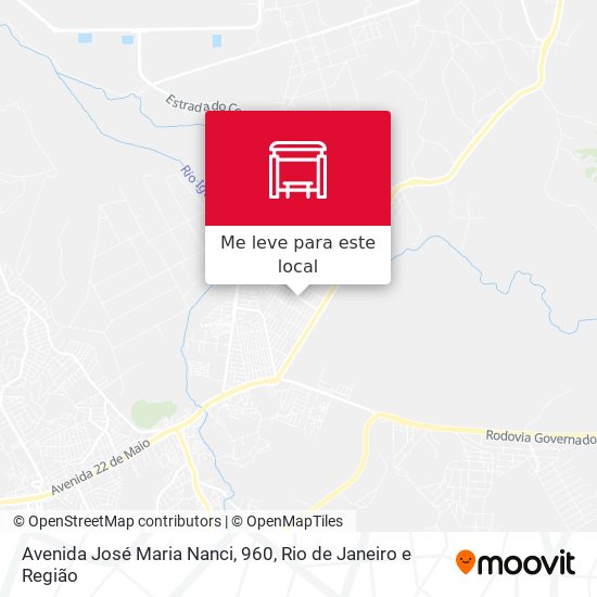 Avenida José Maria Nanci, 960 mapa