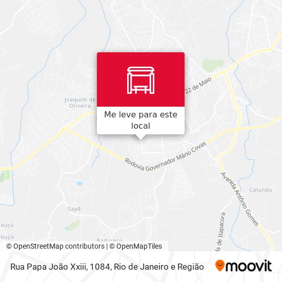 Rua Papa João Xxiii, 1084 mapa
