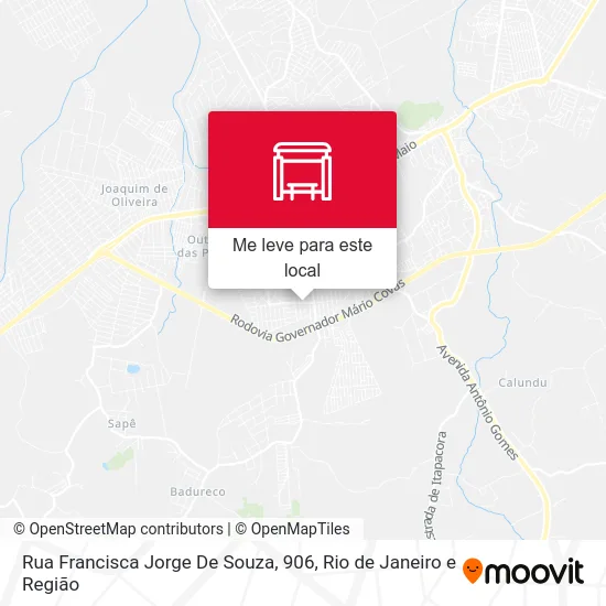 Rua Francisca Jorge De Souza, 906 mapa