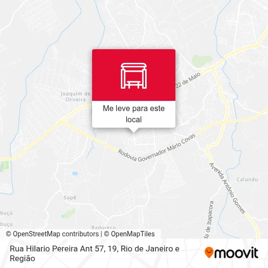 Rua Hilario Pereira Ant 57, 19 mapa