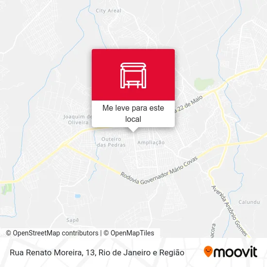 Rua Renato Moreira, 13 mapa
