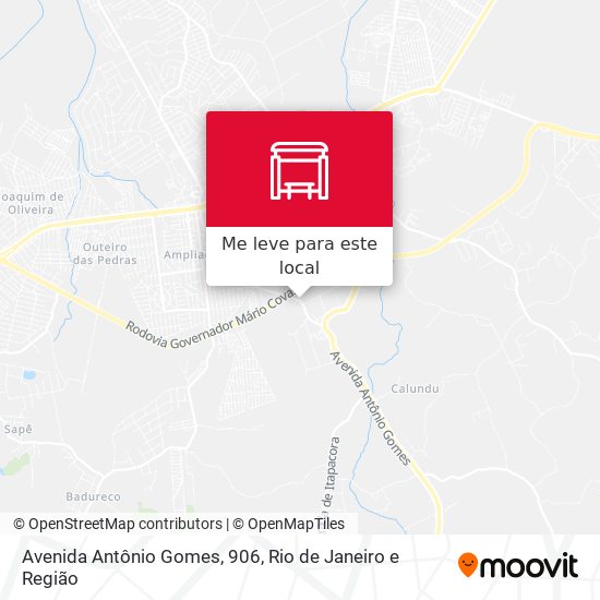 Avenida Antônio Gomes, 906 mapa