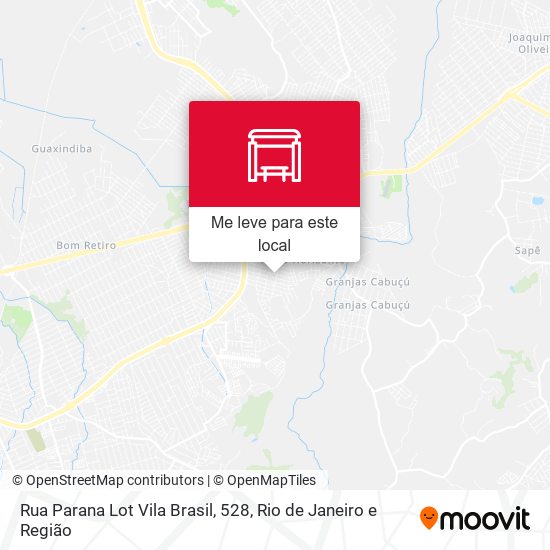 Rua Parana Lot Vila Brasil, 528 mapa