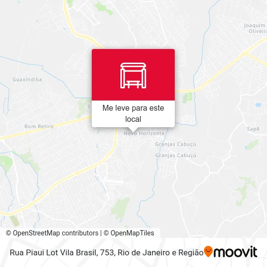 Rua Piaui Lot Vila Brasil, 753 mapa