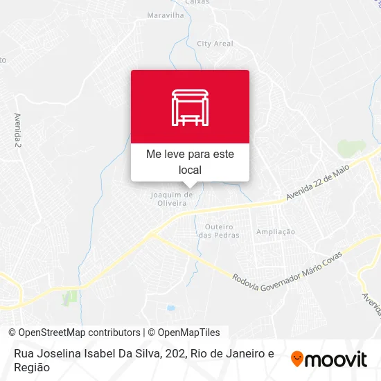 Rua Joselina Isabel Da Silva, 202 mapa