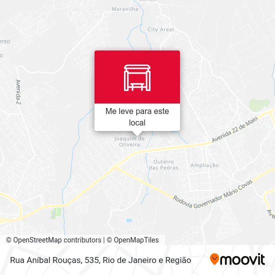 Rua Aníbal Rouças, 535 mapa
