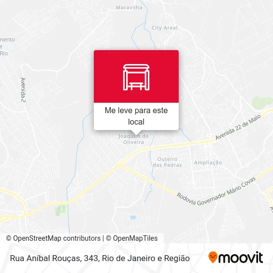 Rua Aníbal Rouças, 343 mapa