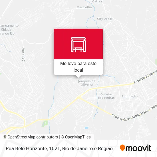 Rua Belo Horizonte, 1021 mapa