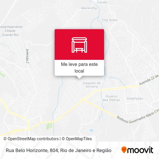 Rua Belo Horizonte, 804 mapa