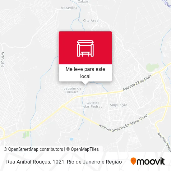 Rua Aníbal Rouças, 1021 mapa