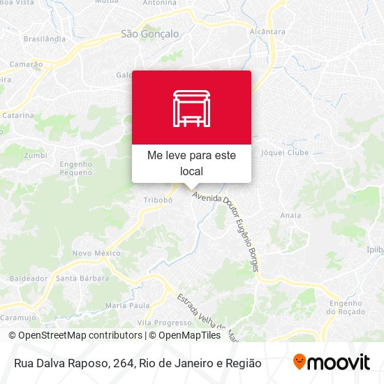 Rua Dalva Raposo, 264 mapa