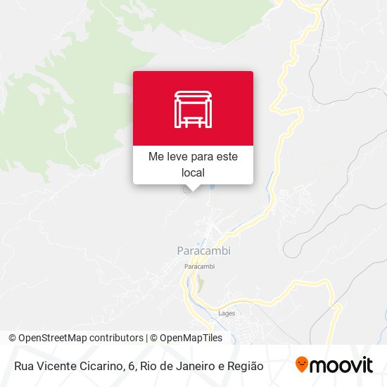 Rua Vicente Cicarino, 6 mapa