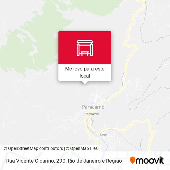 Rua Vicente Cicarino, 290 mapa